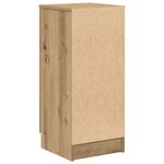 vidaXL Buffet chêne artisanal 30x30x70 cm bois d'ingénierie