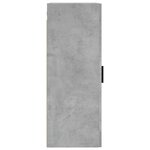 vidaXL Armoire murale gris béton 34 5x34x90 cm