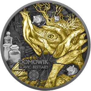 Pièce de monnaie en Argent 1000 Francs g 62.2 (2 oz) Millésime 2026 Slavic Bestiary DOMOWIK