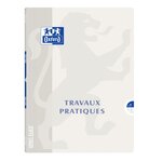 Cahier TP OPENFLEX A4 40 p Seyès 90g + 40 p unies 120g coloris aléatoire OXFORD