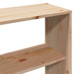 vidaXL Tête de lit avec rangement 200 cm bois massif de pin