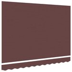 vidaXL Toile de rechange pour store banne Marron 300 x 200 cm Toile