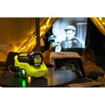 RYOBI MAX POWER Transformateur sans fil 36V : 300 W-500 W - 3 ports: 1 électrique EU + 1 USB-A + 1 USB-C - Lampe LED - Sans batterie