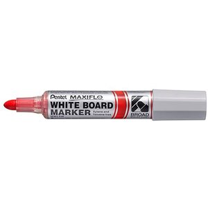 Marqueur tableau blanc maxiflo mwl5w pointe ultra large rouge pentel