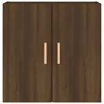 vidaXL Armoire murale Chêne marron 60x30x60 cm Bois d'ingénierie