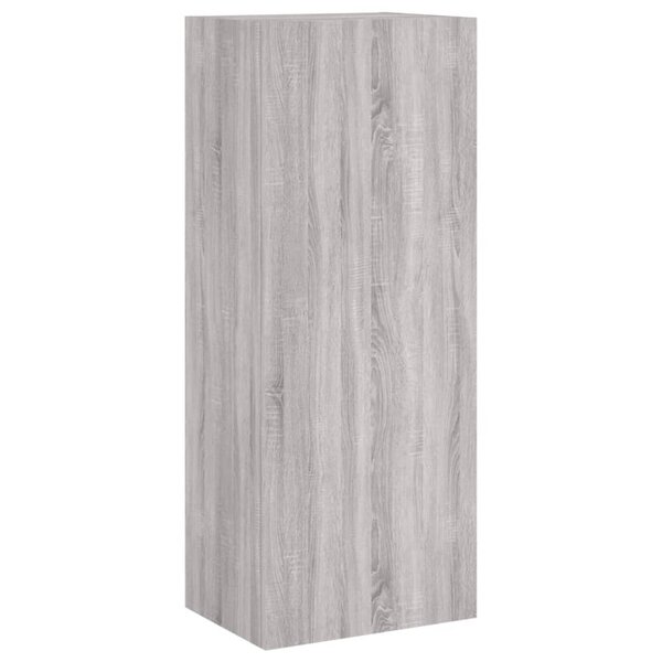 vidaXL Meuble TV mural sonoma gris 40 5x30x102 cm bois d'ingénierie