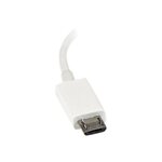 Startech.com câble adaptateur micro usb vers usb host otg de 12cm - mâle / femelle - blanc