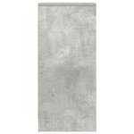 vidaXL Buffet gris béton 29 5x34x76 cm bois d'ingénierie