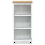 vidaXL Bibliothèque Blanc 46 x 29 x 100 cm Pin massif