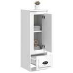 vidaXL Buffet haut blanc brillant 36x35 5x103 5 cm bois d'ingénierie