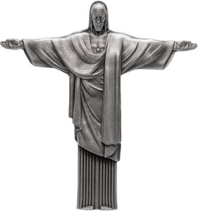 Monnaie CHRIST THE REDEEMER 3D 2 Oz Argent 2000 Francs Cameroon 2026 (PRÉCOMMANDE)