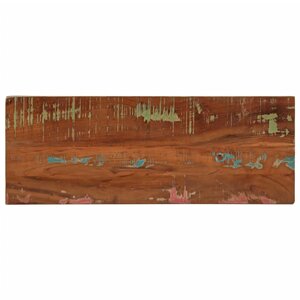 vidaXL Dessus de table 80x30x3 8 cm rectangulaire bois massif récupéré