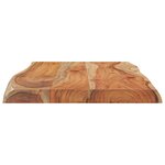 vidaXL Table d'appoint 70x40x2 5cm bois massif acacia bordure assortie