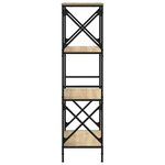 vidaXL Bibliothèque à 4 niveaux chêne sonoma 59x35x132 cm