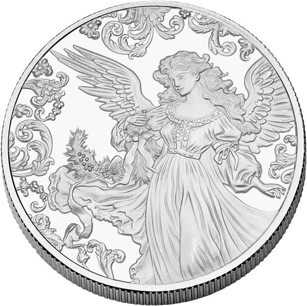 Pièce de monnaie en Argent 2 Dollars g 31.1 (1 oz) Millésime 2024 CHRISTMAS ANGEL