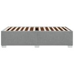 vidaXL Cadre de lit Gris clair 80x200 cm Tissu