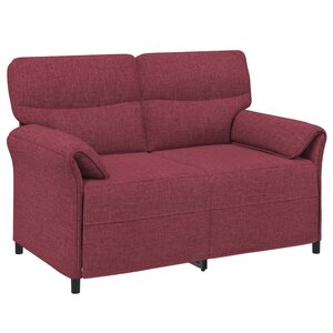 vidaXL Canapé 100 polyester cadre en métal MDF Contreplaqué
