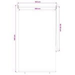 vidaXL Store enrouleur Protection UV Noir 100 x 140 cm Polyester