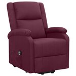 vidaXL Fauteuil Violet Tissu