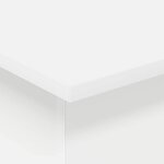 vidaXL Table d'appoint Blanc 35 5 x 35 x 40 cm Bois d'ingénierie