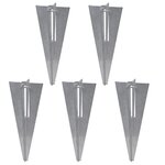 vidaXL Clôture à mailles losangées et poteaux acier galvanisé 15x1 5 m