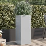 vidaXL Jardinière argenté 32x29x75 cm acier galvanisé