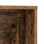 vidaXL Bureau Bois ancien 91 x 50 x 149 cm Bois d'ingénierie