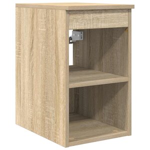 vidaXL Meuble de Salle de Bain In-between Chêne Sonoma 30 x 35 x 50 cm