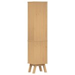 vidaXL Cabinet de salle de bain avec étagère Marron 35 x 30 x 159 cm