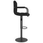 vidaXL Tabouret de bar Noir Velours