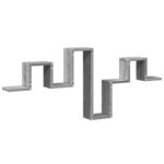 vidaXL Étagère murale sonoma gris 104 5x10x43 cm bois d'ingénierie