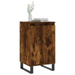 vidaXL Buffets 2 Pièces chêne fumé 40x35x70 cm bois d'ingénierie