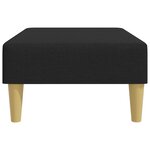 vidaXL Repose-pied noir 77x55x31 cm tissu