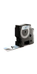 DYMO LabelManager cassette ruban D1 24mm x 7m Noir/Transparent (compatible avec les LabelManager et les LabelWriter Duo)