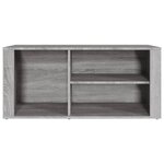 vidaXL Armoire à chaussures Sonoma gris 100x35x45 cm Bois d'ingénierie