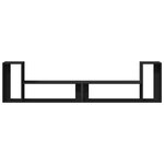 vidaXL Meubles TV 2 Pièces noir 100x30x50 cm bois d'ingénierie