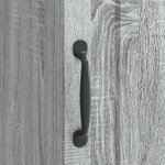 vidaXL Cabinet de chevet Sonoma gris 43 x 34 5 x 47 cm