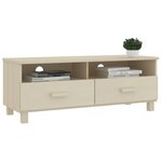 vidaXL Meuble TV HAMAR Marron miel 106x40x40 cm Bois massif de pin