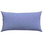 vidaXL Coussins de canapé 2 Pièces Bleu 80 x 40 cm tissu