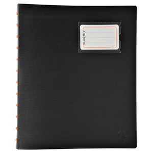 Protège-documents À Anneaux Avec Pochettes Détachables - 60 Vues Exactive - A4 - Noir - X 6 - Exacompta