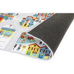 Tapis de jeu - Chambre - Enfant - Ville  voiture - 120x78cm - Dès 2 ans - Janod