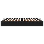 vidaXL Cadre de lit ottoman sans matelas noir 180x200 cm similicuir