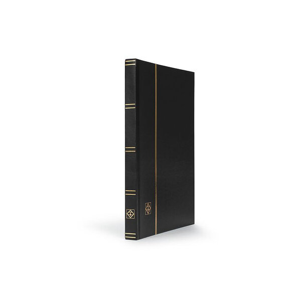 Classeur grand format 32 pages noires pour timbres. Couleur - Noir
