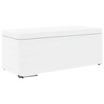 vidaXL Tabouret Blanc 101 x 41 x 40 cm