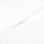 vidaXL Coussin de sommeil Uni Blanc 80 x 40 x 12 5 cm