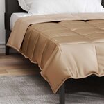 vidaXL Duvet complet toute l'année 155 x 220 cm 300 gsm Doré