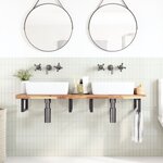 vidaXL Dessus de table 120x40x4 cm rectangulaire bois massif d'acacia