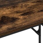 vidaXL Bureau Chêne fumé 100 x 50 x 86.5 cm Bois d'ingénierie
