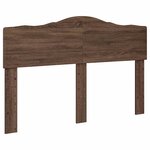 vidaXL Tête de lit Chêne brun 140 cm Bois d'ingénierie