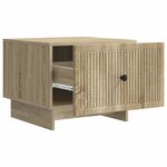vidaXL Table basse Chêne Sonoma 49 x 50 x 40 cm Bois d'ingénierie